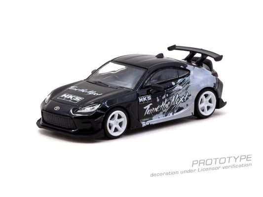 1/64 HKS Toyota GR86 Black - Tarmac Models - T64G-038-BK2