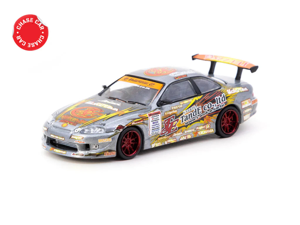 1/64 Vertex Ridge TE3006 Soarer Chrome Red Special Edition - Tarmac Models - T64G-080-TE3006