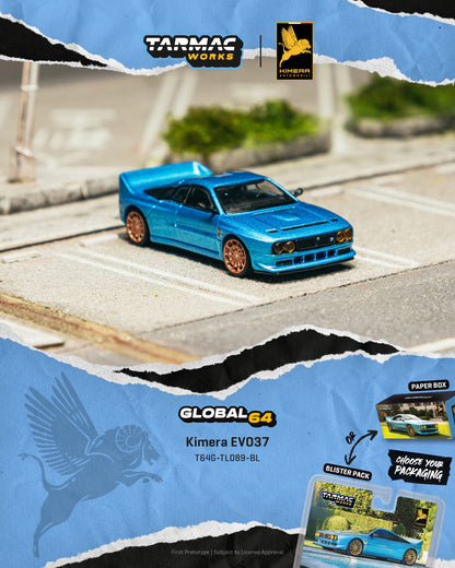 1/64 Kimera EVO37 Blue - Tarmac Models - T64G-TL089