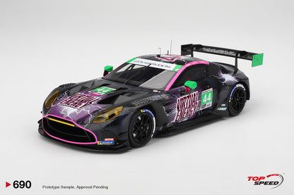 1/18 - Aston Martin Vantage GT3 Evo #44 Magnus Racing 2025 IMSA Walkins Glen 6 Hrs - Top Speed - TS0690