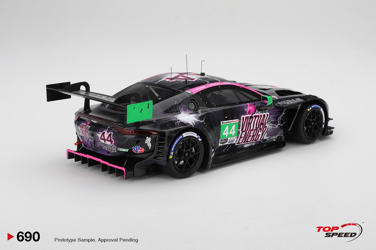 1/18 - Aston Martin Vantage GT3 Evo #44 Magnus Racing 2025 IMSA Walkins Glen 6 Hrs - Top Speed - TS0690