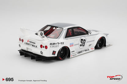 1/18 - LBWK Nissan GT-R32 Kaido Works TAS 2025 - Top Speed - TS0695