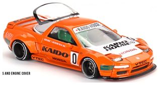 MGTKHMG119 - 1/64 1990 Honda NSX Kaido Racing V1, orange - Mini GT