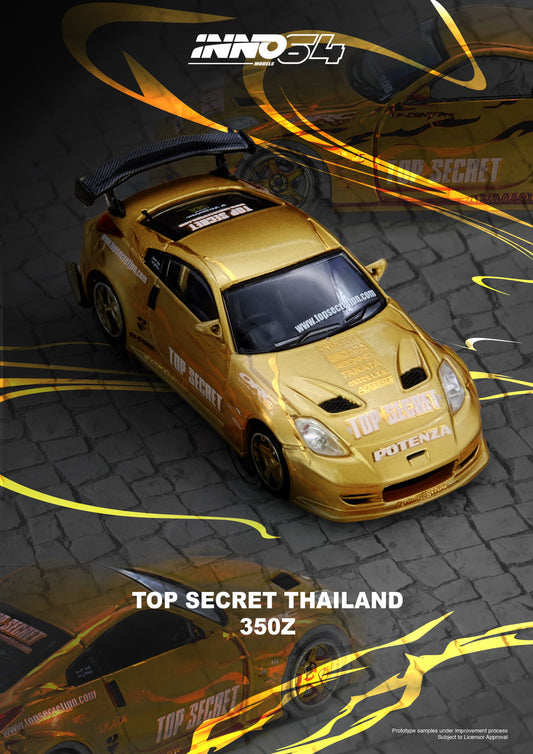 1/64 TOP SECRET THAILAND 350Z  - Inno64 Models - IN64-350ZTST-TSTOS