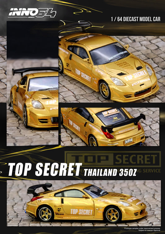 1/64 TOP SECRET THAILAND 350Z  - Inno64 Models - IN64-350ZTST-TSTOS