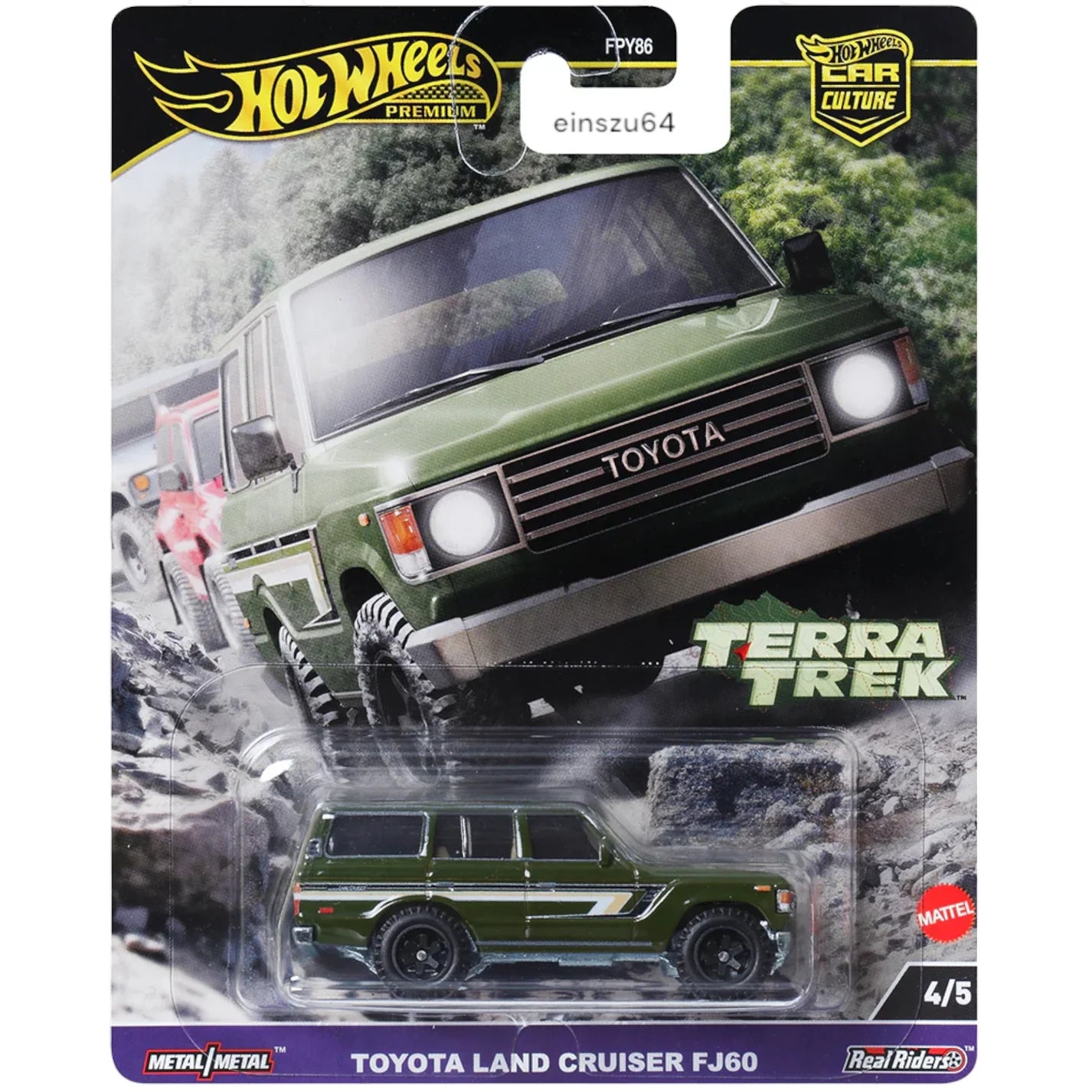 1/64 *Terra Track* Car Culture  - HRV88 Toyota Land Cruiser FJ60