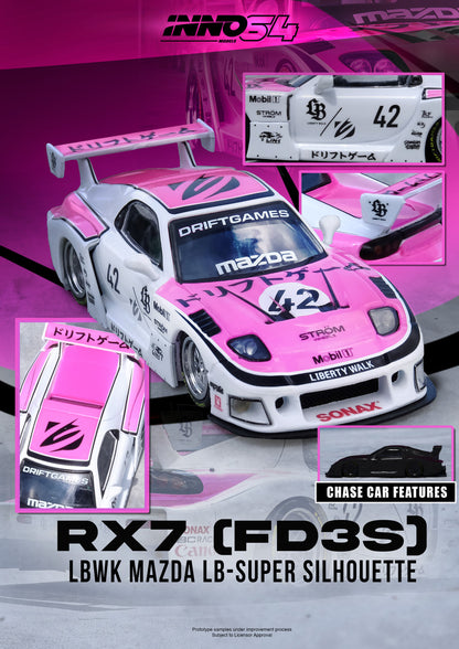 1/64 MAZDA RX7 (FD3S) LB-SUPER SILHOUETTE "DRIFT GAMES 2025"  - Inno64 Models - IN64-LBWK-RX7-08