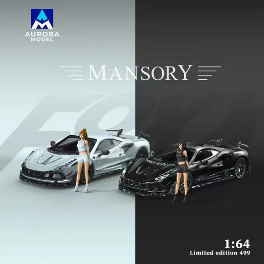 1:64 F8 Tributo Mansory F8XX - 2 colour choices - Aurora Models