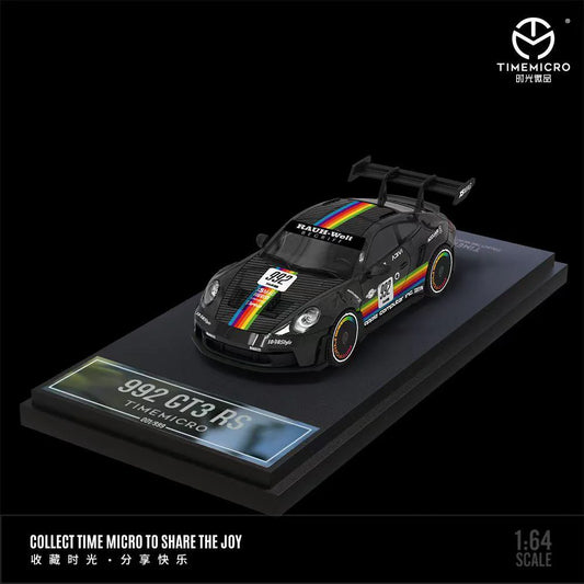 1/64 - PORSCHE 911 992 GT3 RS BLACK APPLE - TIME MICRO TM644610