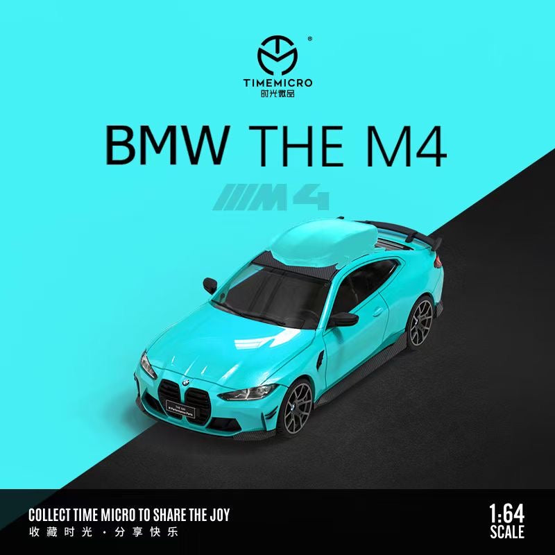 1/64 BMW M4 Tiffany Blue Accessories' version - Time Micro - TM641928