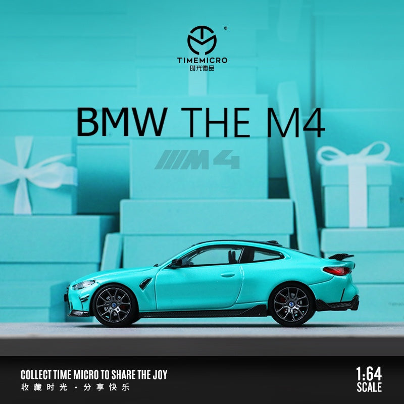 1/64 BMW M4 Tiffany Blue Accessories' version - Time Micro - TM641928