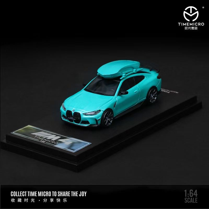 1/64 BMW M4 Tiffany Blue Accessories' version - Time Micro - TM641928