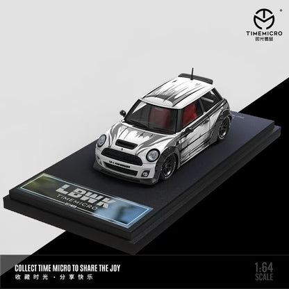 1/64 LBWK Mini Cooper WHITE Manga Version - Time Micro - TM643613