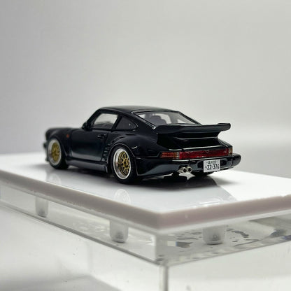 1/64 Cars Lounge - Porsche 911 (930) Blackbird - Gold Wheels *Resin - Limited Edition 1 of 399 Pcs