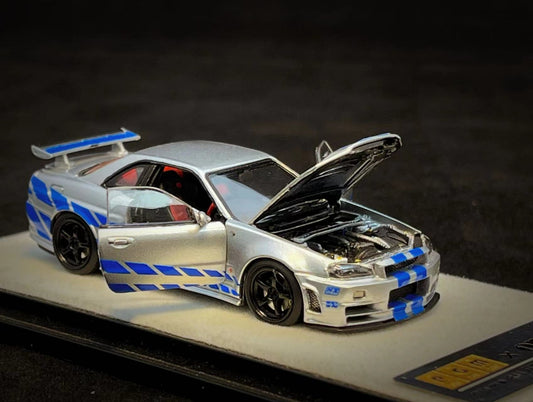 1/64 - GTR R34 Z Tune with Engine Display - PGM x Onemodel