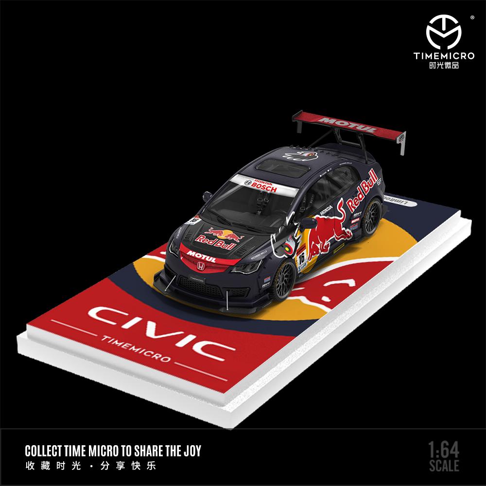 1:64 Honda Civic Explosion Red Bull - Time Micro - TM645714