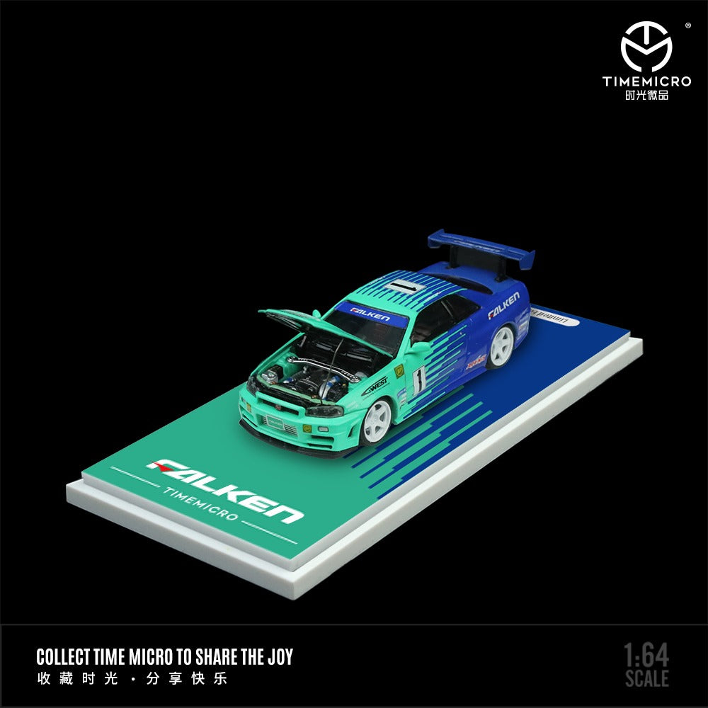 1/64 Nissan GTR34 - Falken - TM643427 - Time Micro