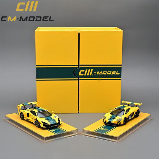 1/64 McLaren Senna GTR and McLaren P1 GTR - 2 car set - CM Model