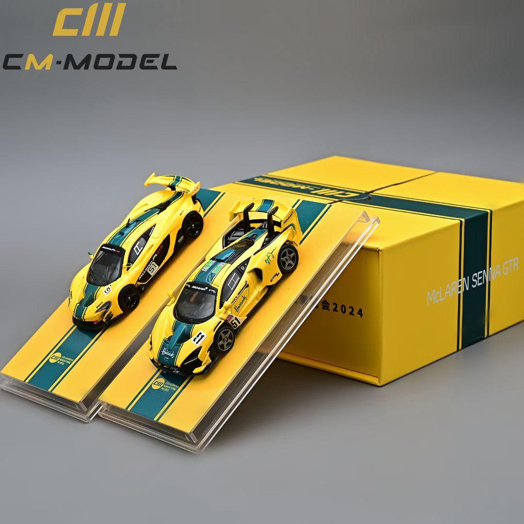 1/64 McLaren Senna GTR and McLaren P1 GTR - 2 car set - CM Model