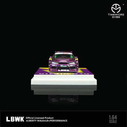 1/64 - Nissan LBWK S15 Purple Lightning - TM646003 - Time Micro