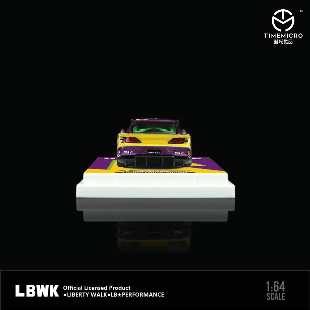 1/64 - Nissan LBWK S15 Purple Lightning - TM646003 - Time Micro