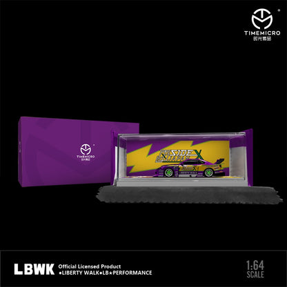 1/64 - Nissan LBWK S15 Purple Lightning - TM646003 - Time Micro