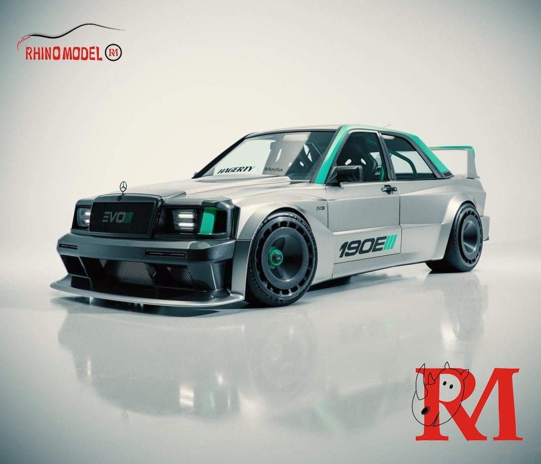 1:64 - 190E W201, KS concept modified version Evo III - Rhino Model