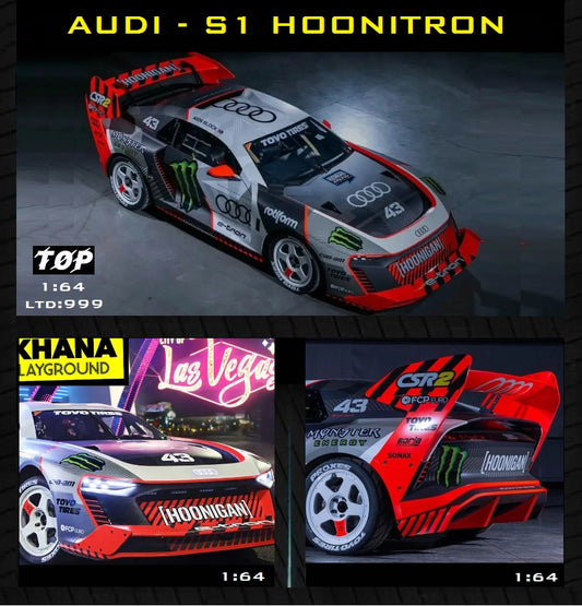 1:64 - Audi S1 E-Tron Quattro, Hoonitron - Top Model