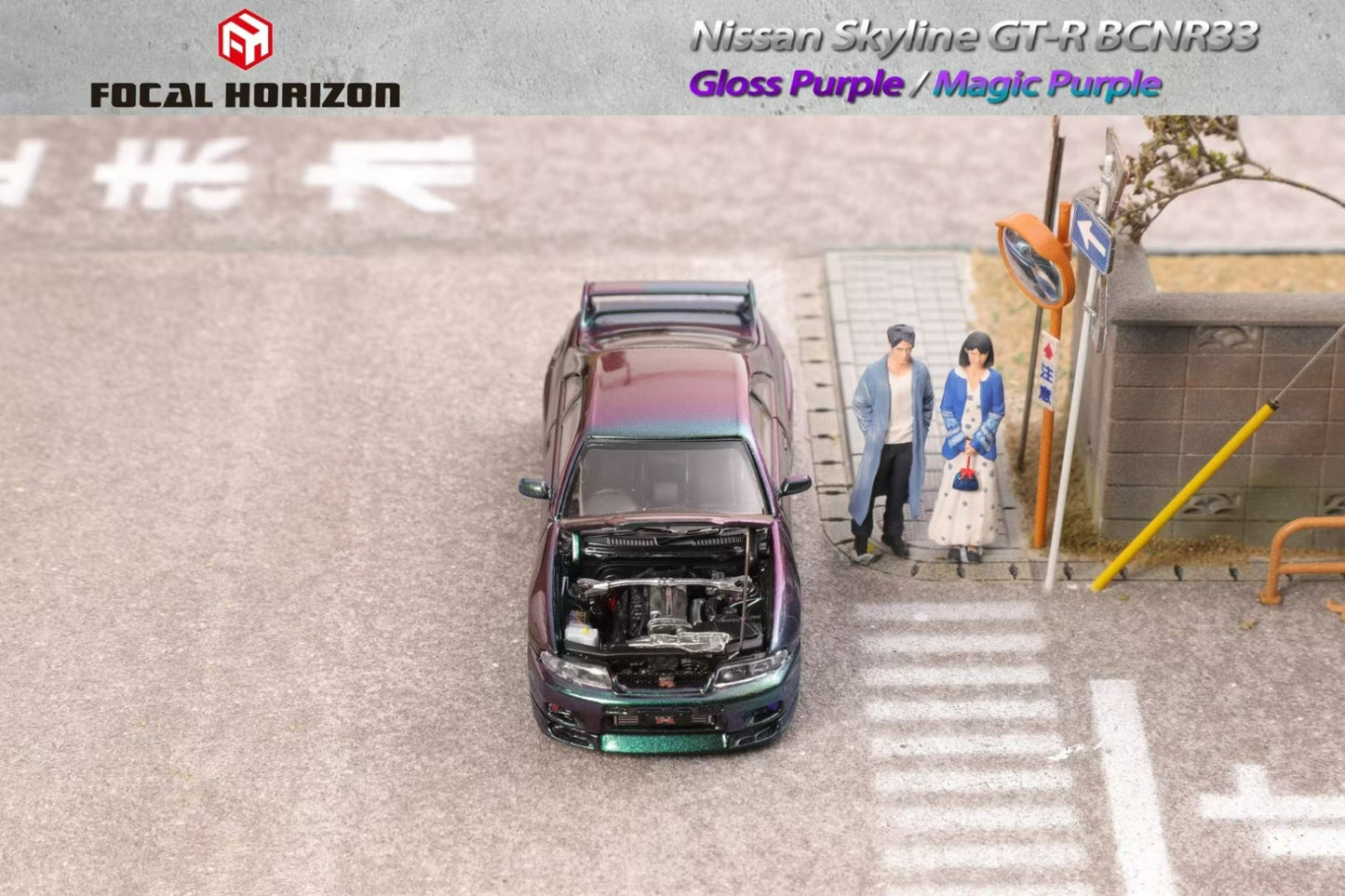 1/64 - Skyline R33, GT-R 4th generation BCNR33 - Focal Horizon