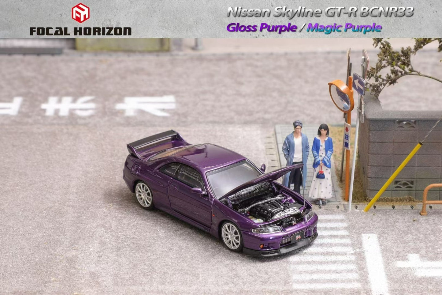 1/64 - Skyline R33, GT-R 4th generation BCNR33 - Focal Horizon