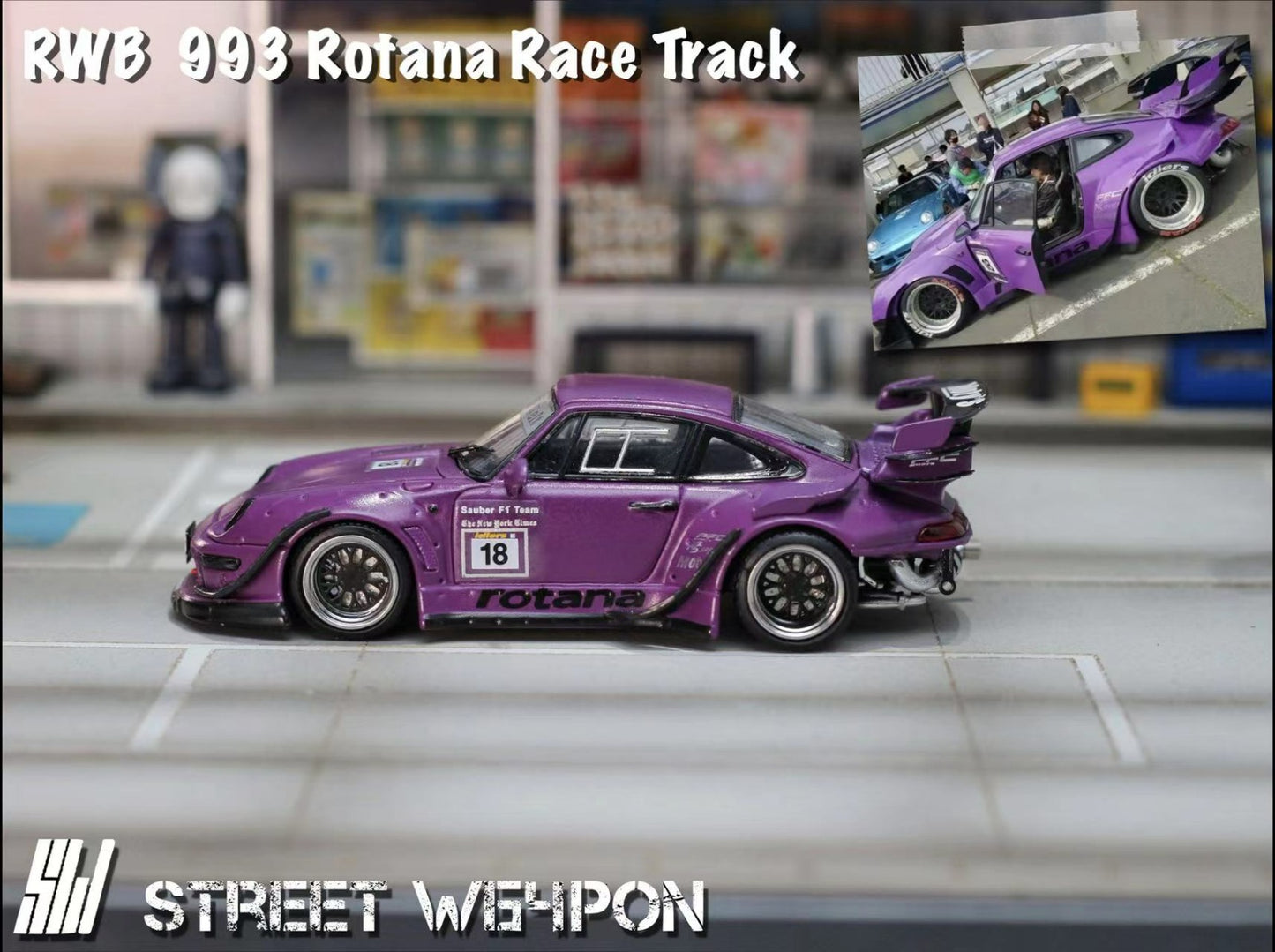 1/64 - Rauh Welt wide body modification, RWB993  Rotana Racetrack - Street Weapon