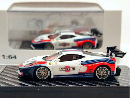 1/64 LB-Silhouette WORKS 458 GT Martini - Quidain Models