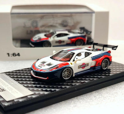 1/64 LB-Silhouette WORKS 458 GT Martini - Quidain Models