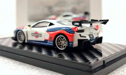 1/64 LB-Silhouette WORKS 458 GT Martini - Quidain Models