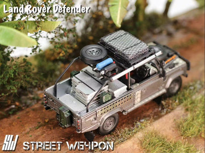 1/64 Land Rover Defender "Lara Croft Tombraider"  - Street Weapon.