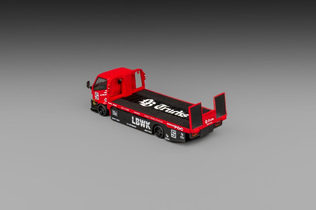 1/64 Super Silhouette - 300 series flatbed trailer Custom Tow Truck LBWK - Micro Turbo