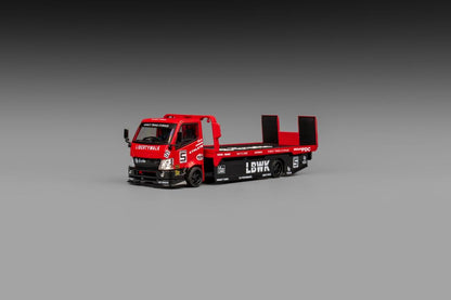 1/64 Super Silhouette - 300 series flatbed trailer Custom Tow Truck LBWK - Micro Turbo