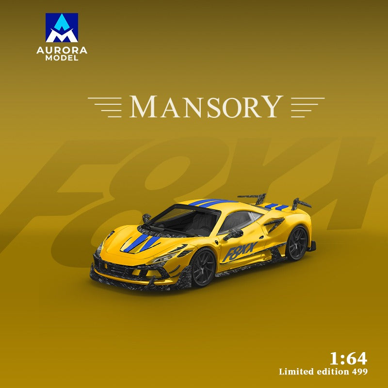 1:64 F8 Tributo Mansory F8XX - 2 colour choices - Aurora Models