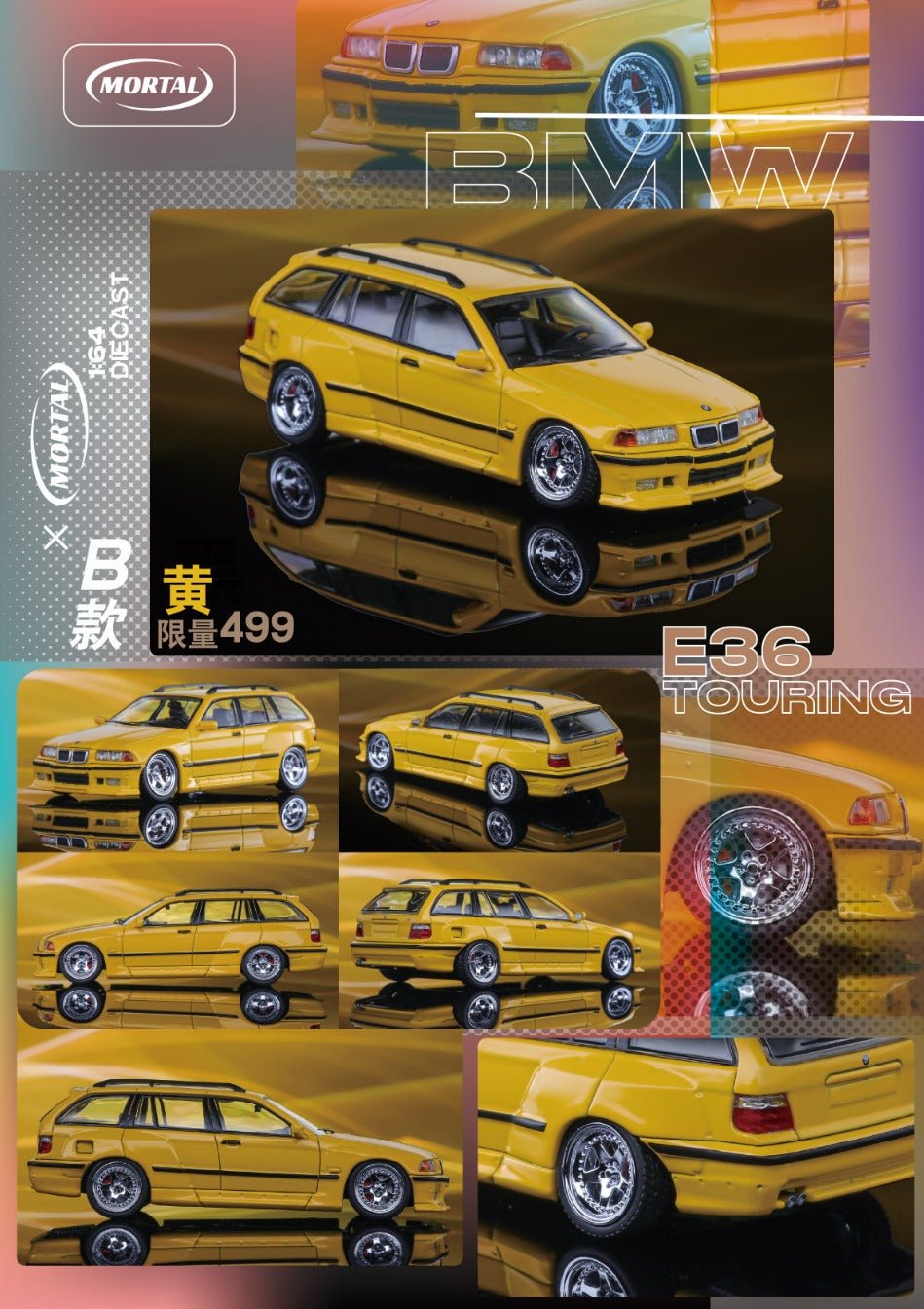 1:64 BMW E36 3 Series Touring (4 Versions) - Mortal 1/64