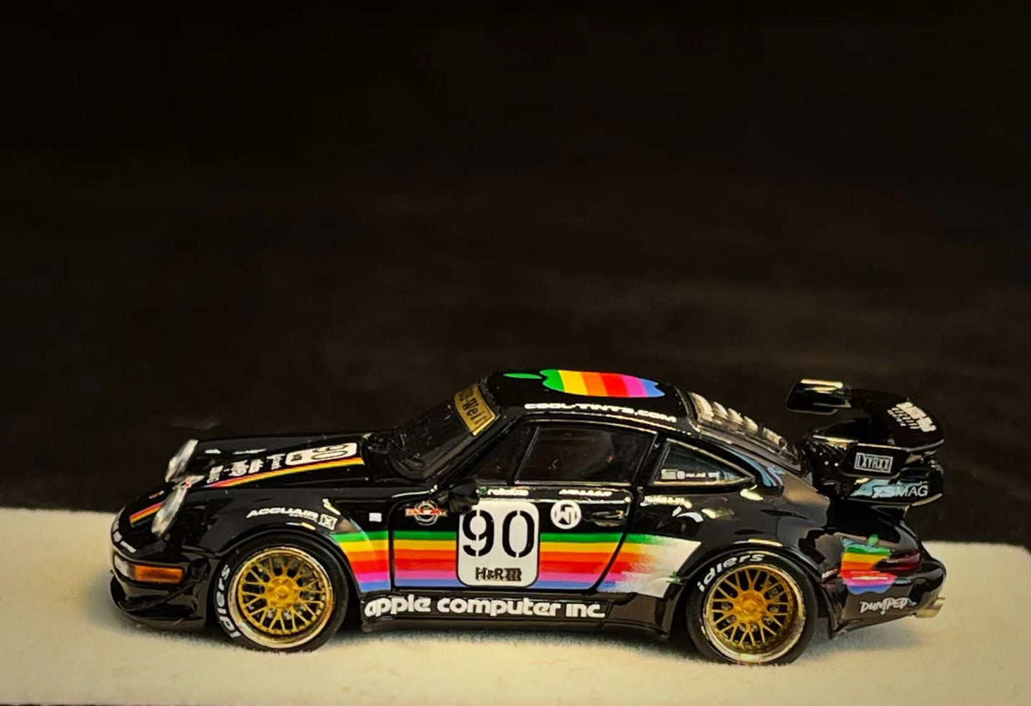 1/64 RWB964 Black Apple - fully opening diecast - PGM-640009