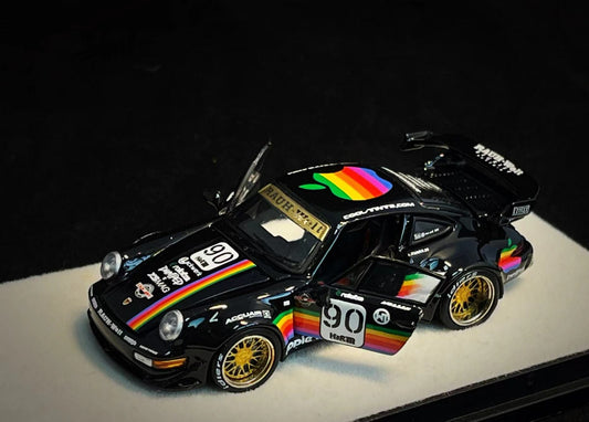 1/64 RWB964 Black Apple - fully opening diecast - PGM-640009