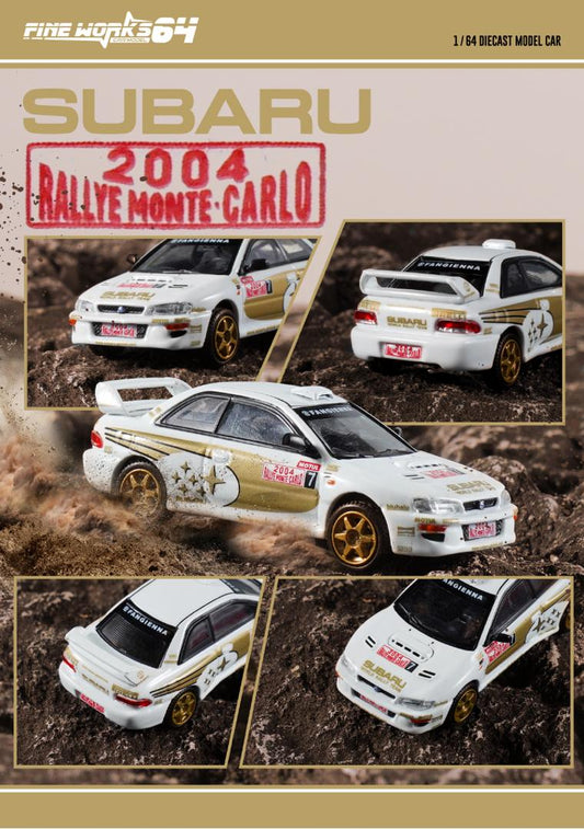 1:64 Subaru Impreza  2004 Monte Carlo WRC - Fine Works