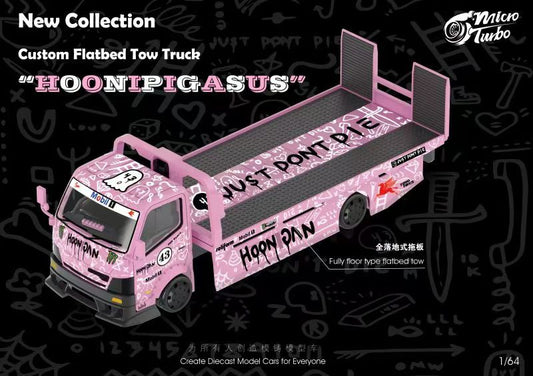 1/64 -  Hoonigan Flatbed Tow Truck - Micro Turbo