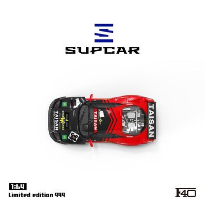 1/64 Ferrari F40-Black and Red - Supcar - SC64036