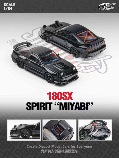1/64 - S13 Silvia 180SX, Spirit Rei Ling modified version - Micro Turbo