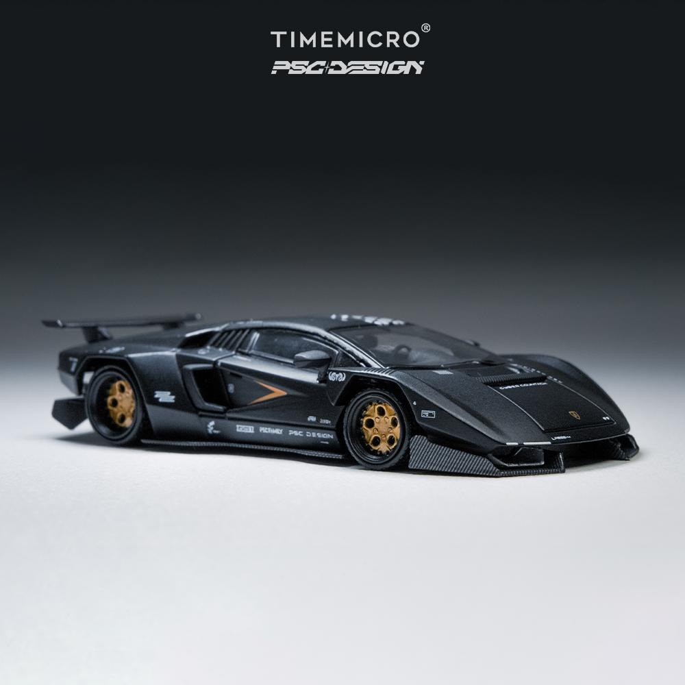 1/64 - Lamborghini Countach LPI800-4 Black - TimeMicro × PSC DESIGN - TM647701
