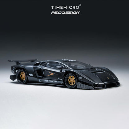 1/64 - Lamborghini Countach LPI800-4 Black - TimeMicro × PSC DESIGN - TM647701