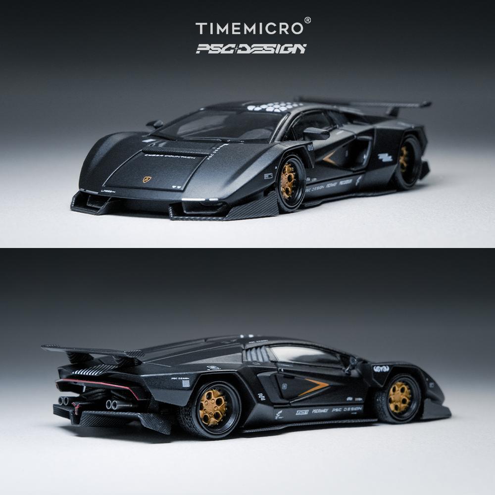 1/64 - Lamborghini Countach LPI800-4 Black - TimeMicro × PSC DESIGN - TM647701