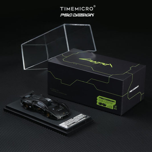 1/64 - Lamborghini Countach LPI800-4 Black - TimeMicro × PSC DESIGN - TM647701