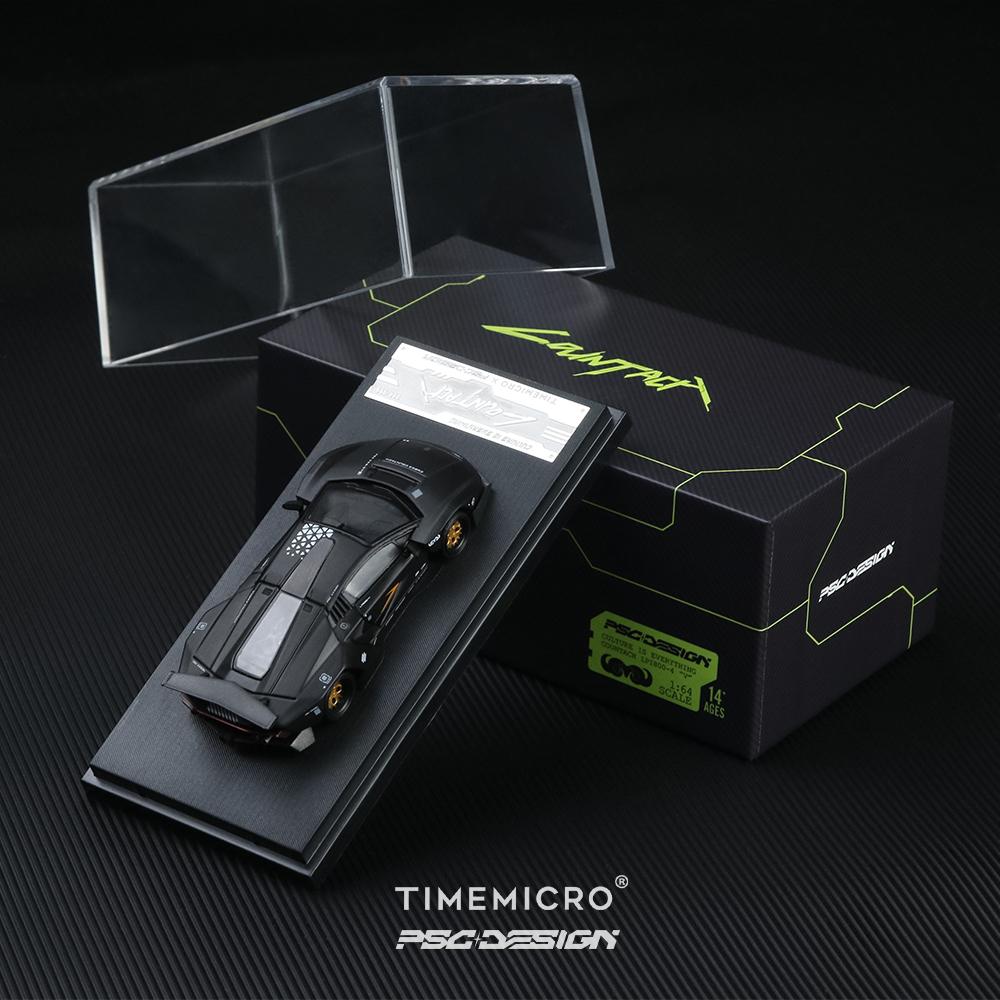 1/64 - Lamborghini Countach LPI800-4 Black - TimeMicro × PSC DESIGN - TM647701